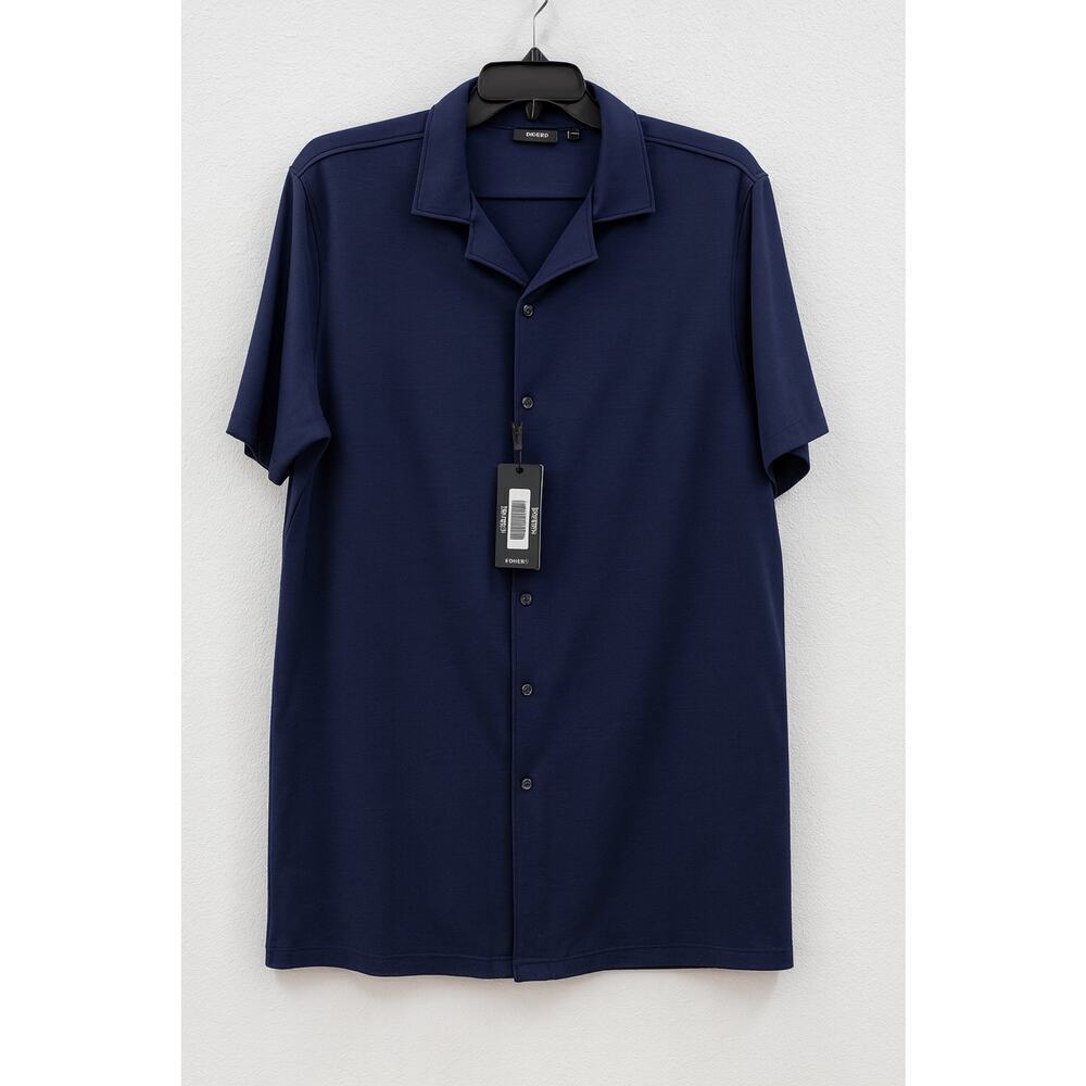 Men's Murano SLIM FIT Liquid Luxury New Hybrid Short Sleeve Cotton Shirt 2XB